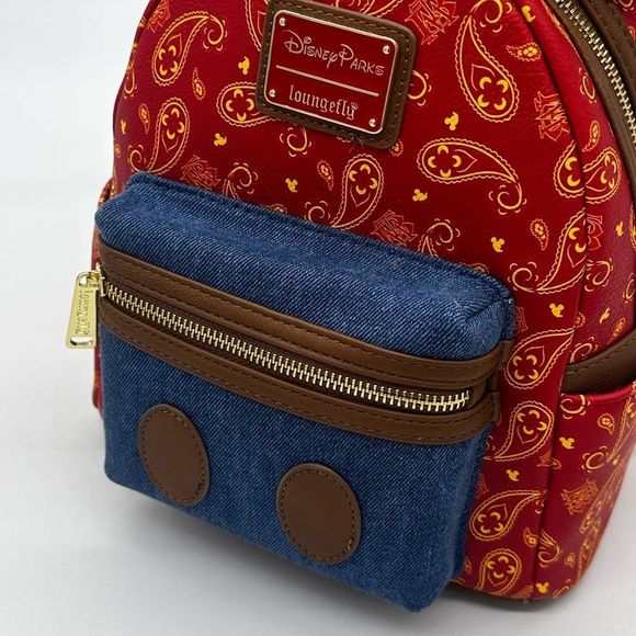 Loungefly Mickey Mouse: The Main Attraction Mini Backpack - Picture 6 of 14